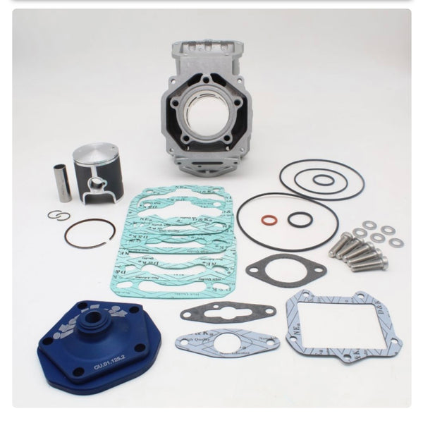 ITALKIT ZYLINDERKIT 125CCM ( 54MM ) F. ROTAX 122 / PZ CNC MOTORGEHÄUSE - NEUWARE