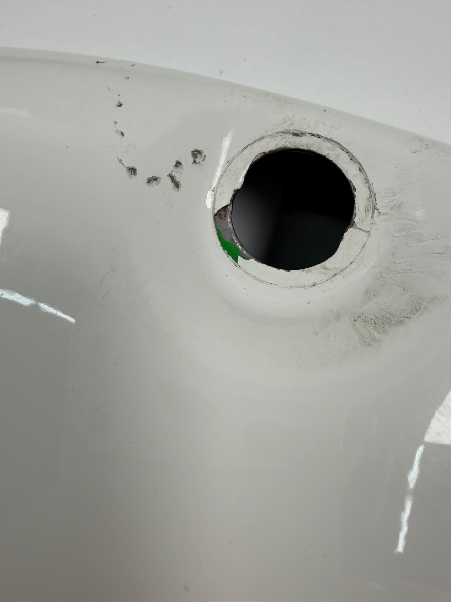 Tankset Weiß - Originallack darunter