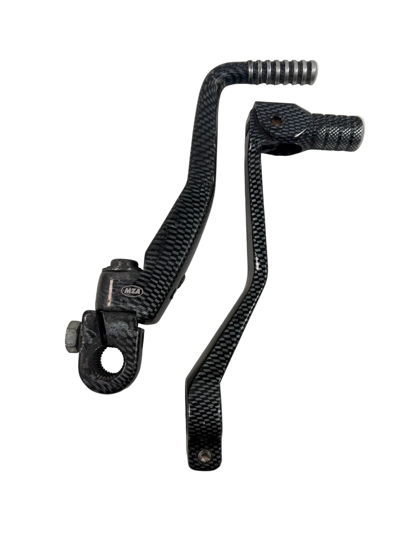 MZA Kickstarter + Schalthebel - Carbon Optik