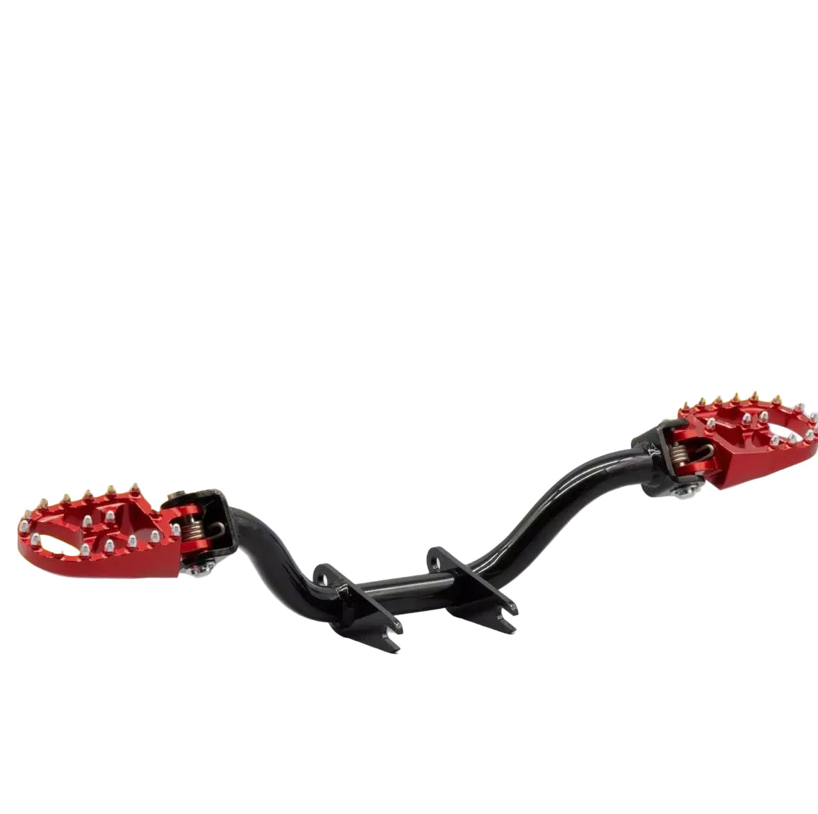 Fußrastenträger (klappbar) – Racing Edition schwarz - Neuware
