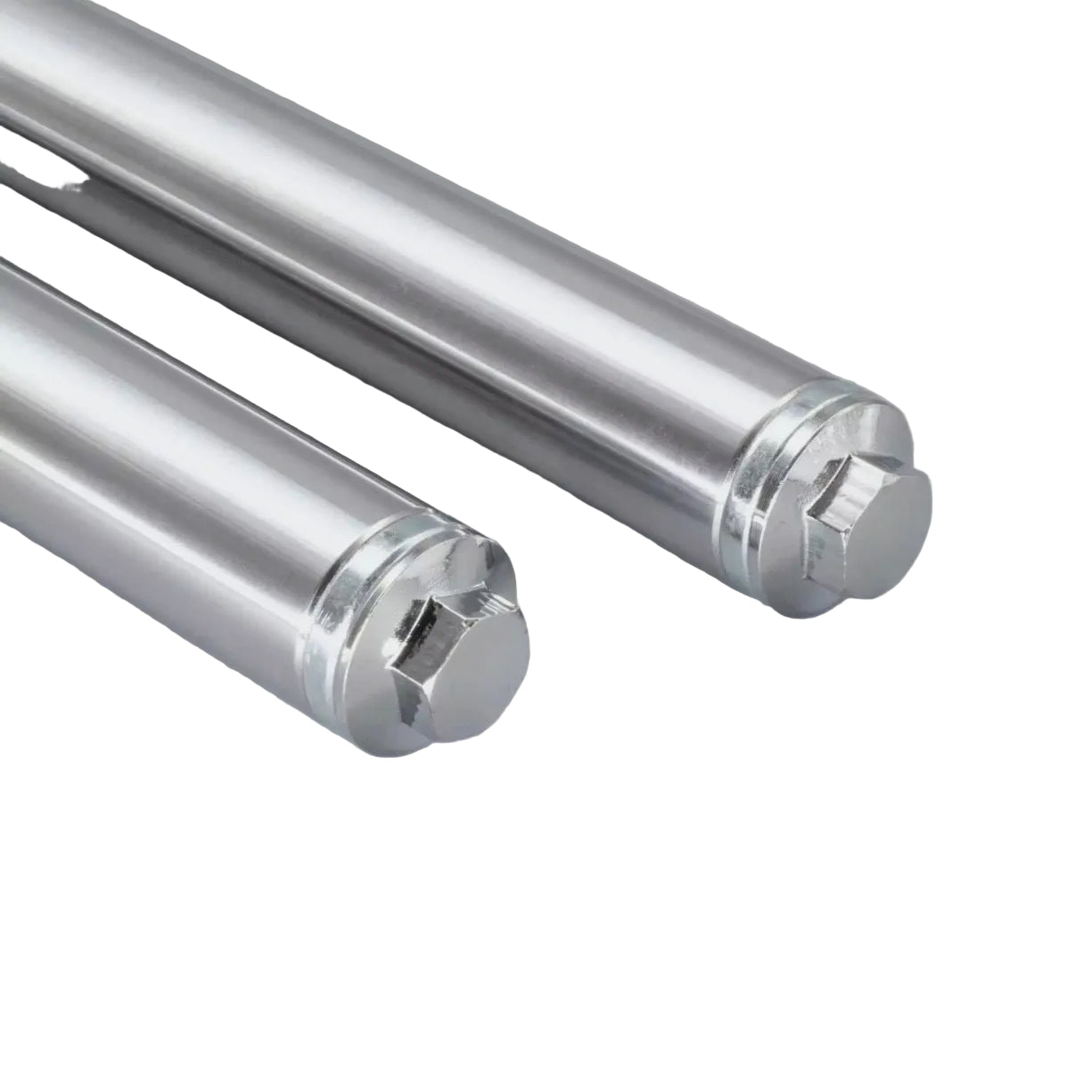 SET Telegabel für Scheibenbremse silber f. S51 S50 Silber - Neuware