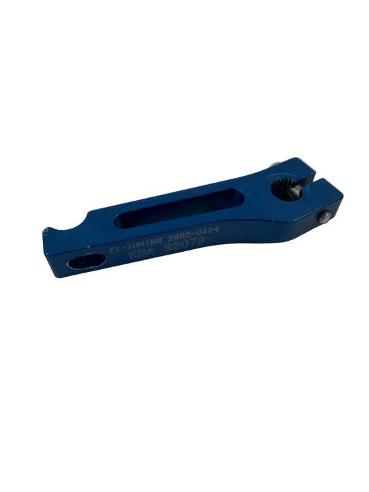 ZT CNC Bremshebel - Ankerplatte Blau - inkl. Gutachten