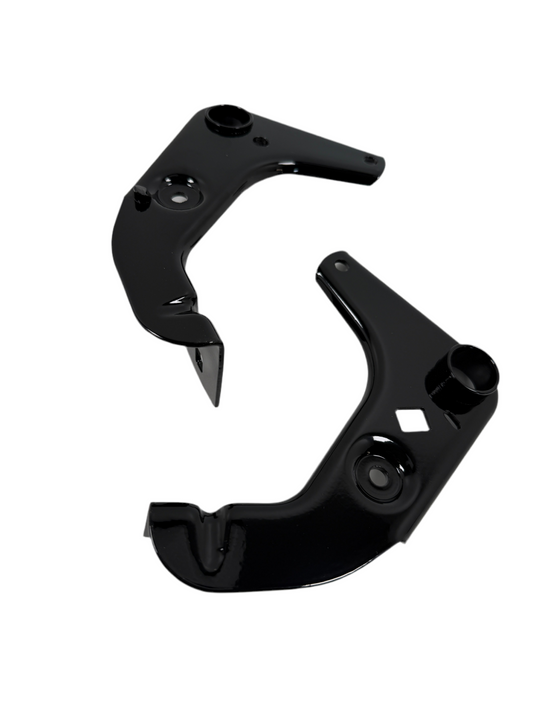 Motorhalter - links/rechts - frisch gepulvert