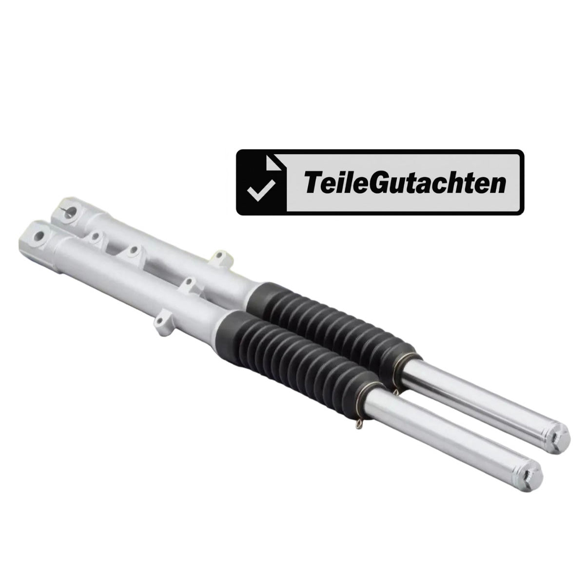 SET Telegabel für Scheibenbremse silber f. S51 S50 Silber - Neuware