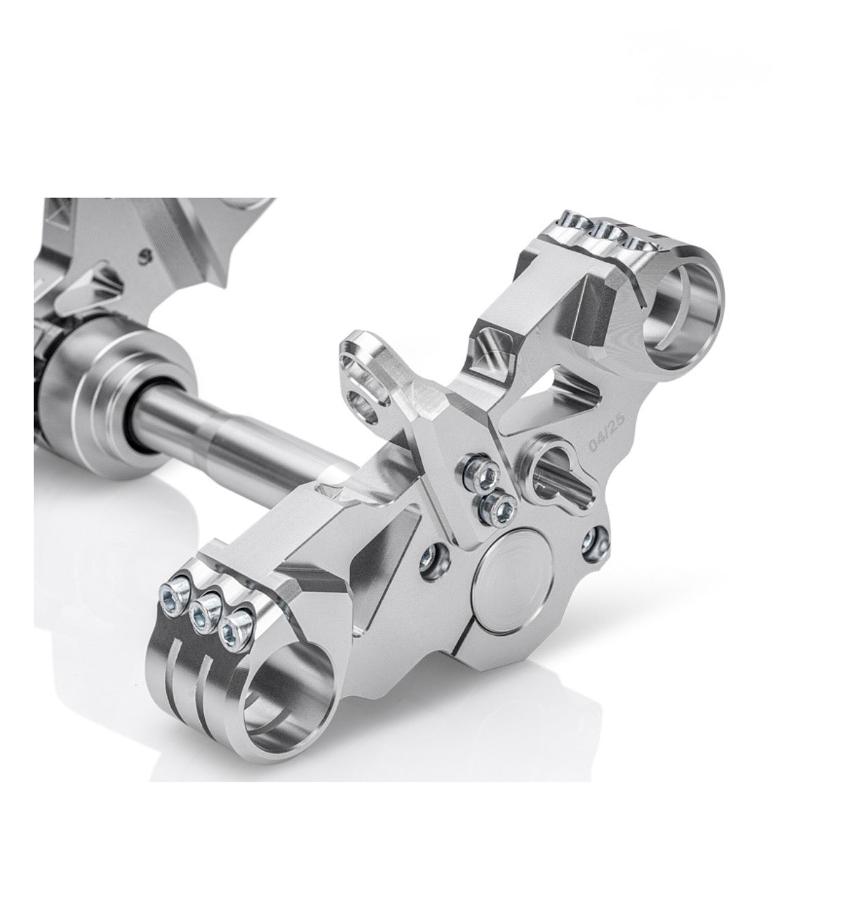 PZ-TUNING CNC GABELBRÜCKE VERSION 2025 | SILBER | INKL. TEILEGUTACHTEN FÜR SIMSON S51, S70, S70 , S53, S83 - NEUWARE
