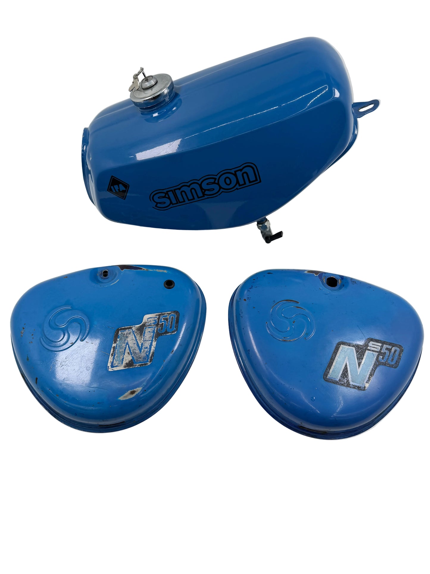 Tankset Blau - Originale Seitendeckel