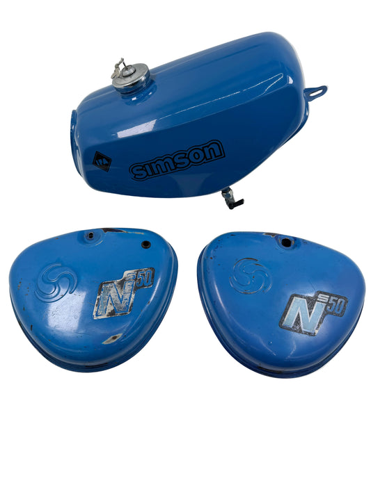 Tankset Blau - Originale Seitendeckel