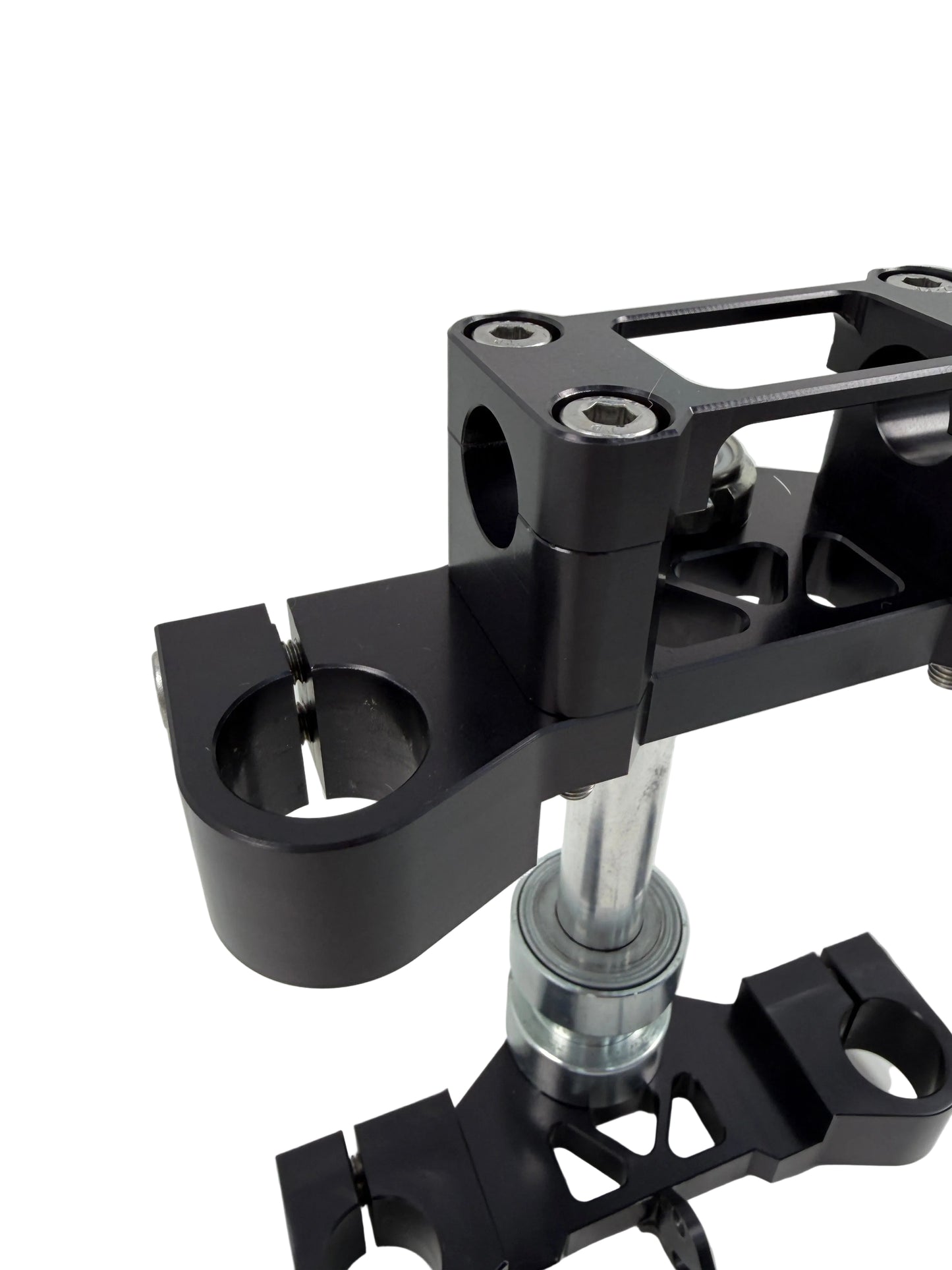 CNC Gabelbrücke - Schwarz Eloxiert