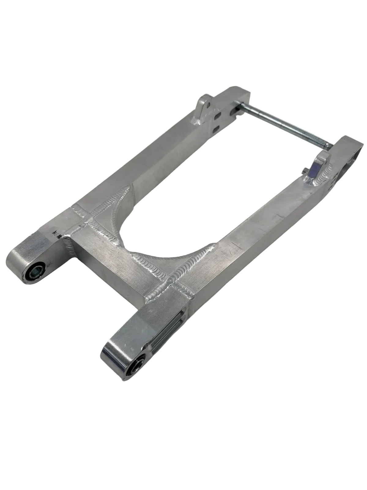CNC Kastenschwinge - Silber inkl. Steckachse