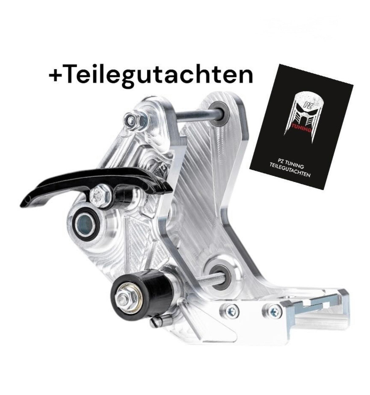 PZ CNC MOTORHALTER MIT TEILEGUTACHTEN U. KETTENFÜHRUNG SIMSON S51 - Neuware