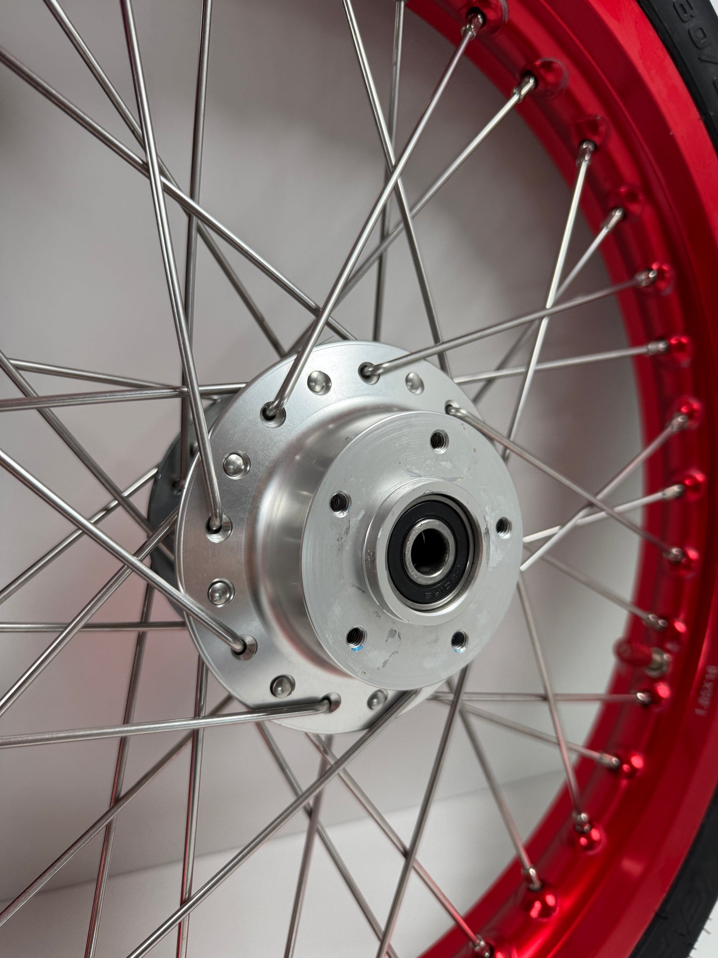 Kompletträder - 1.85x16 | 2.15x16 - Rot Eloxiert