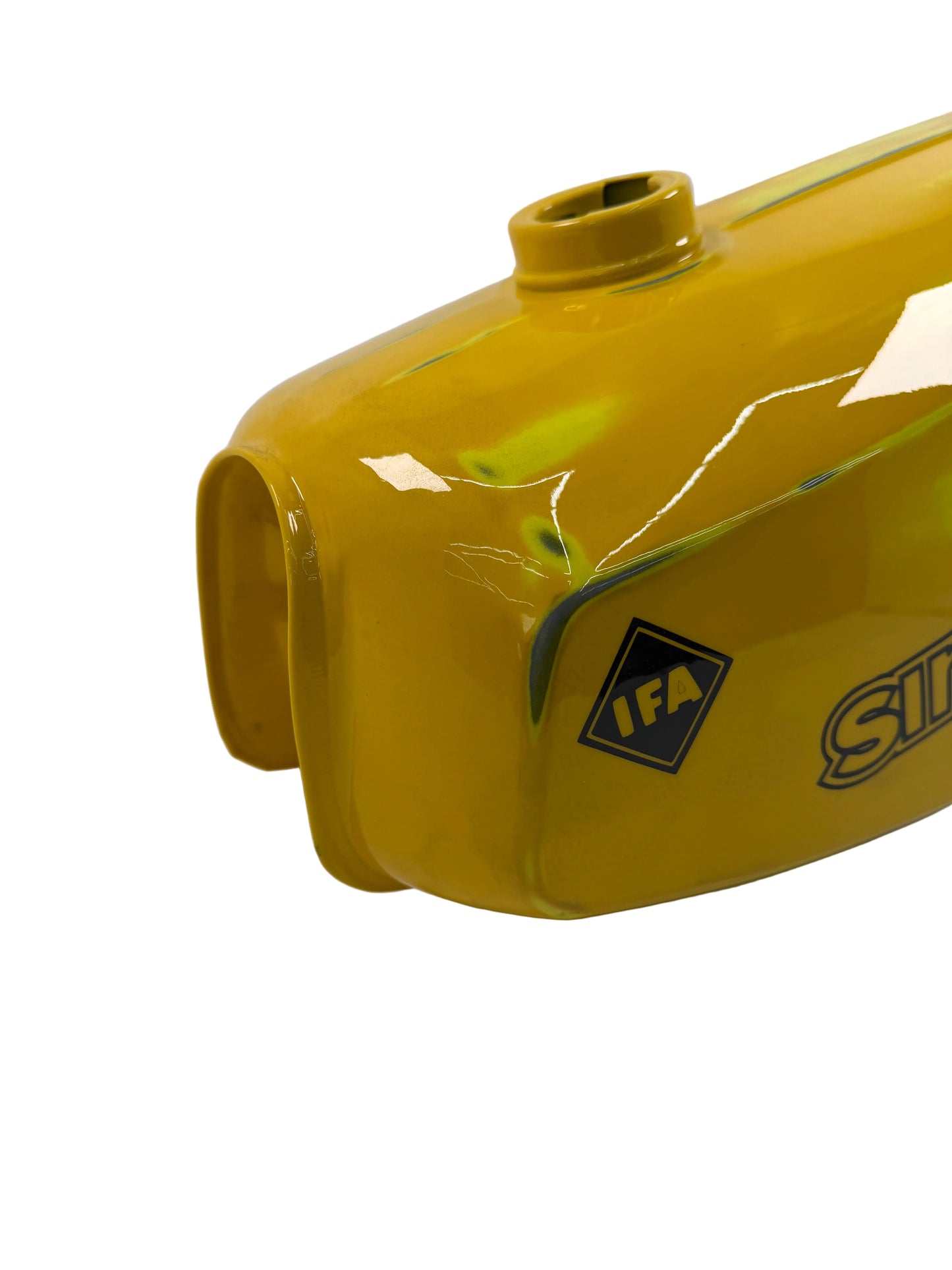 Tank Pulverbeschichtet - Originaloptik - Gelb / Patina