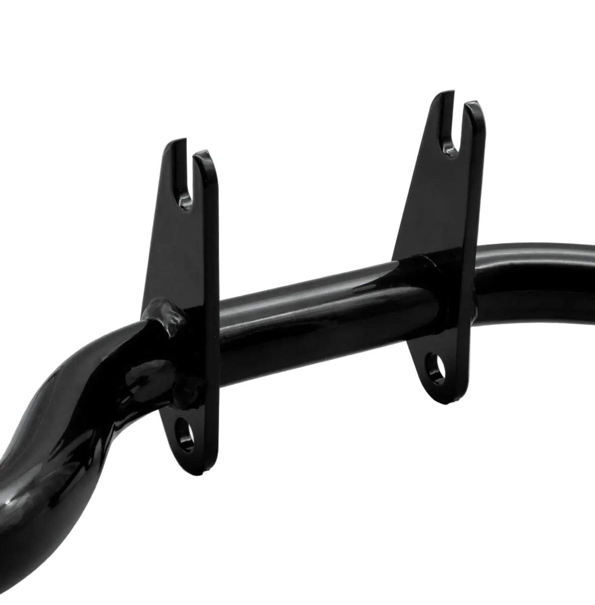 Fußrastenträger (klappbar) – Racing Edition schwarz - Neuware