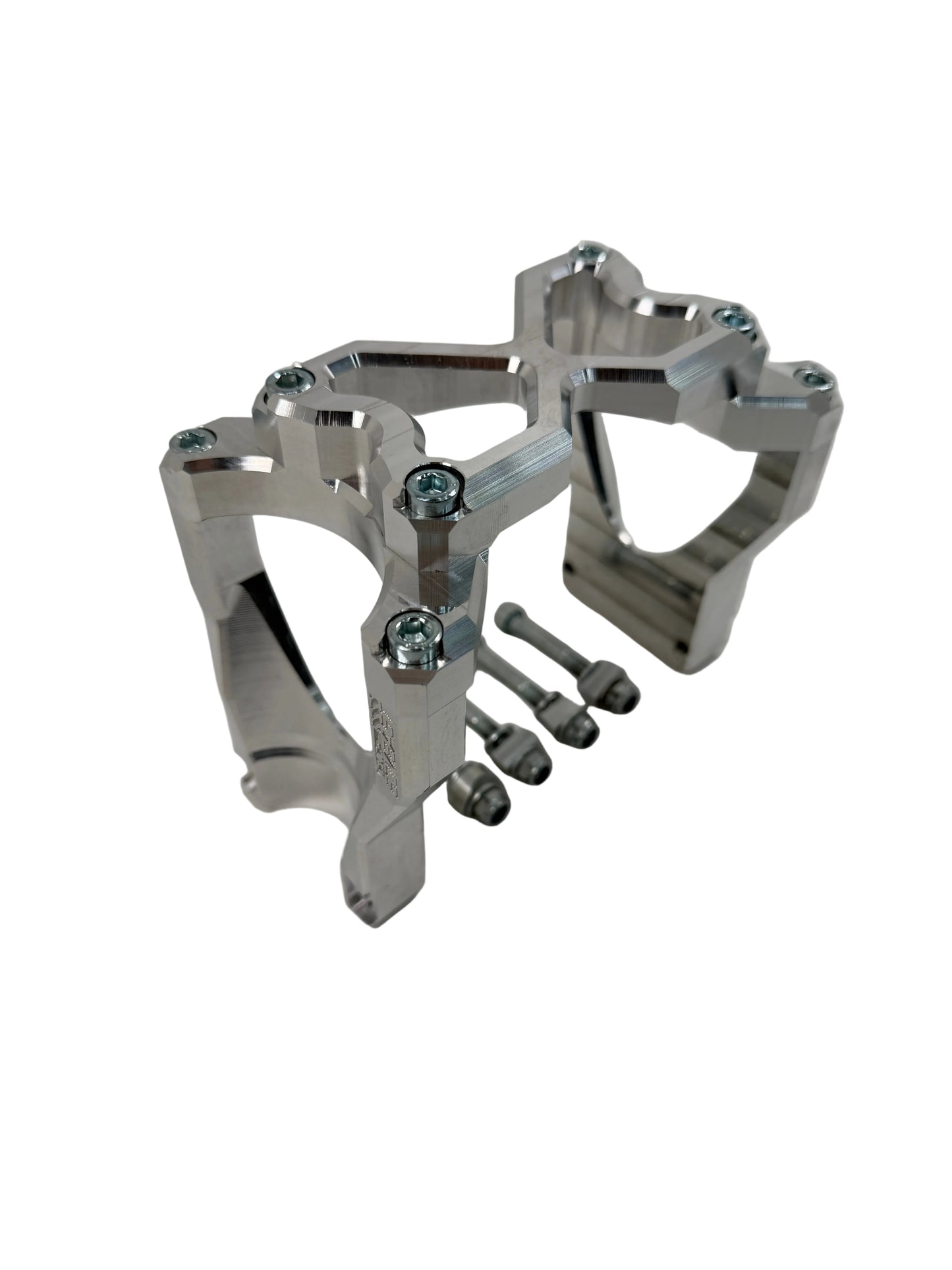 CNC Gabelversteifung - ZT Version Silber