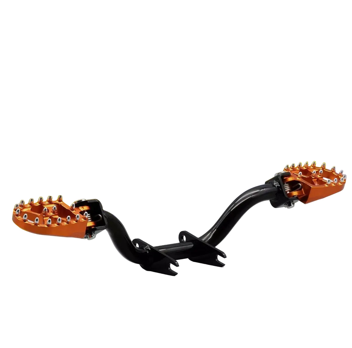 Fußrastenträger (klappbar) – Racing Edition schwarz - Neuware