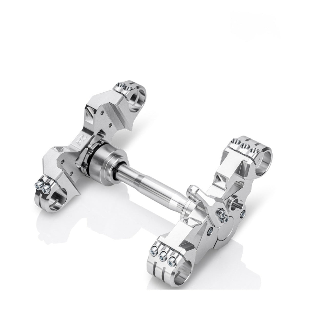 PZ-TUNING CNC GABELBRÜCKE VERSION 2025 | SILBER | INKL. TEILEGUTACHTEN FÜR SIMSON S51, S70, S70 , S53, S83 - NEUWARE