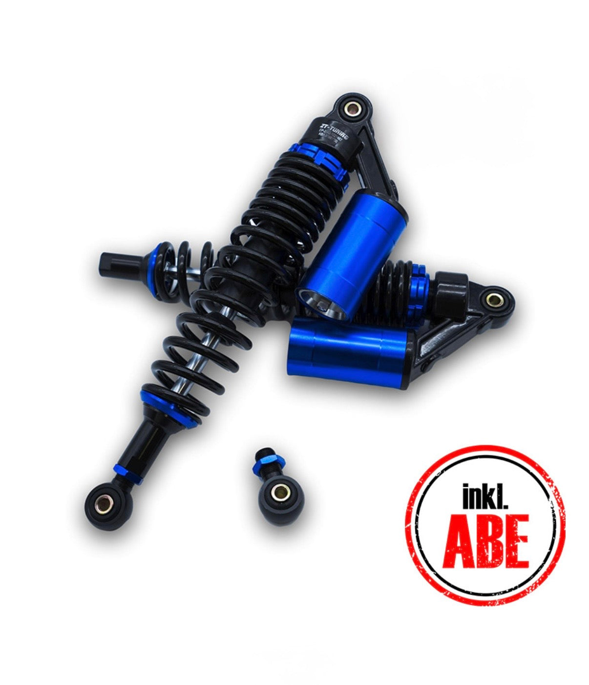 Performance Federbeine Set S50, S51, S70 Enduro Stoßdämpfer Set (2 Stk.) 360mm schwarz - Neuware