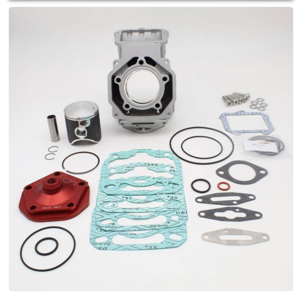 ITALKIT ZYLINDERKIT 140CCM ( 57MM ) F. ROTAX 122 / PZ CNC MOTORGEHÄUSE - NEUWARE