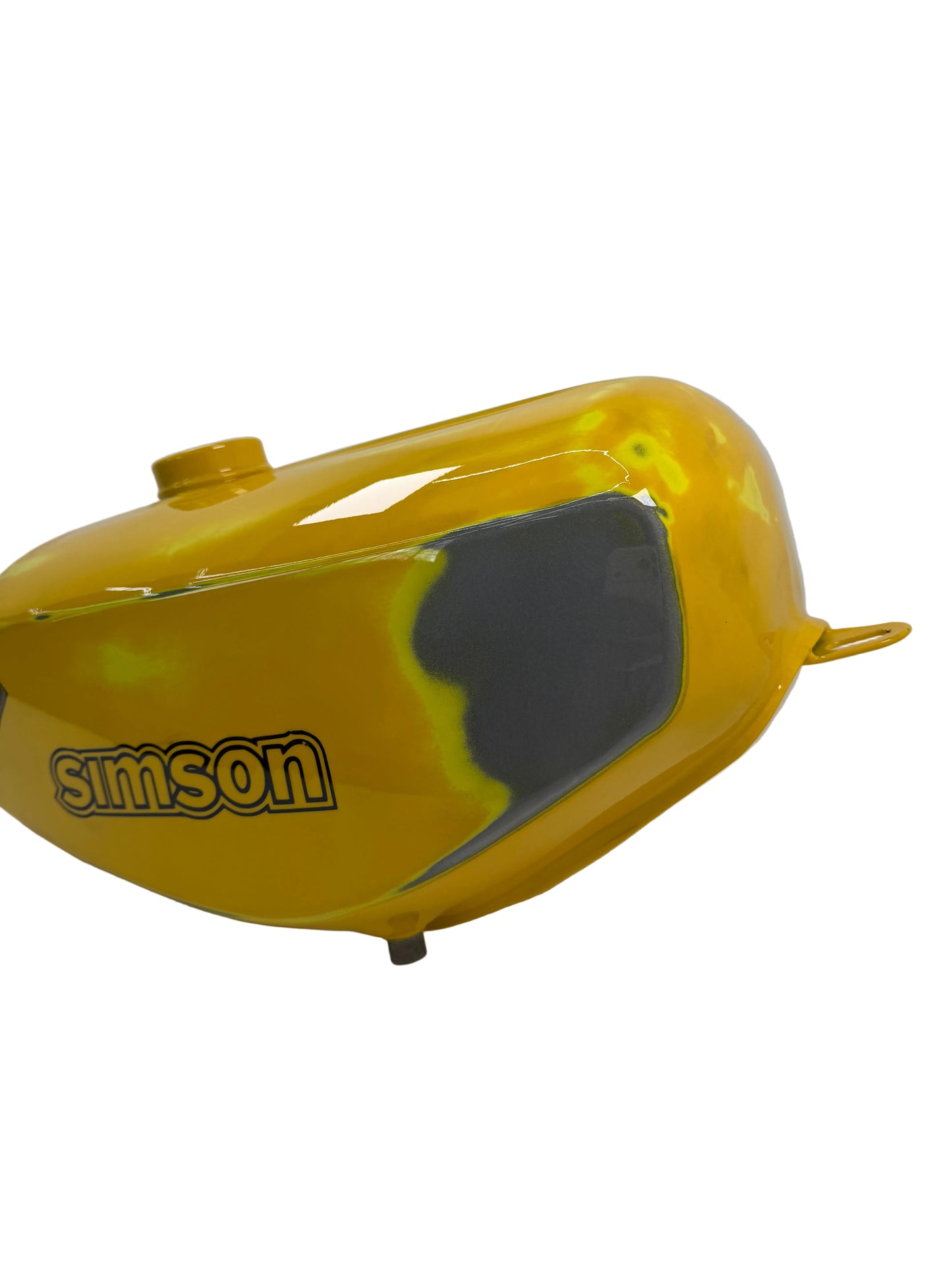 Tank Pulverbeschichtet - Originaloptik - Gelb / Patina