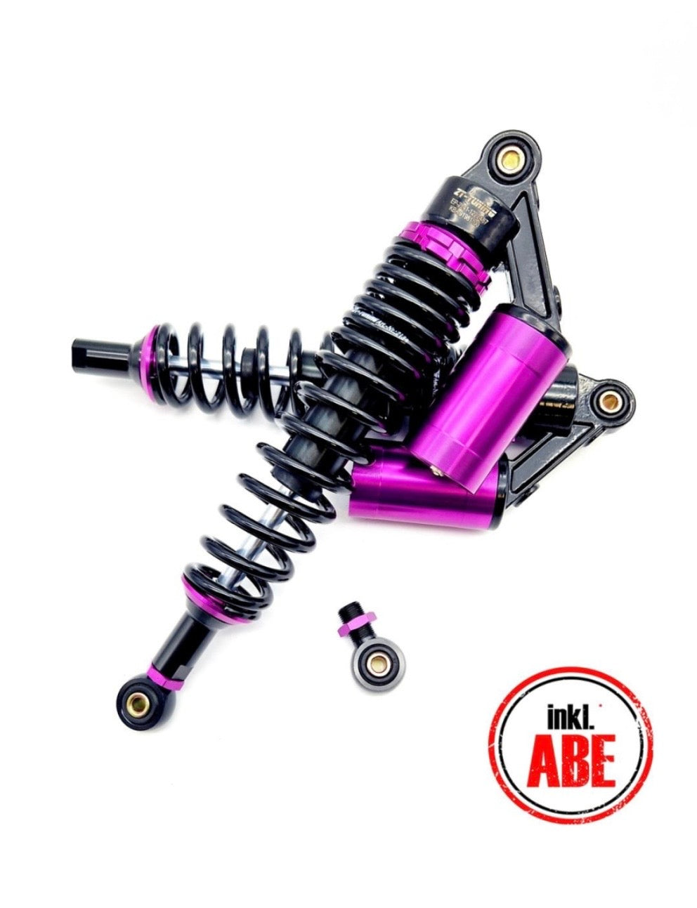 Performance Federbeine Set S50, S51, S70 Enduro Stoßdämpfer Set (2 Stk.) 360mm schwarz - Neuware
