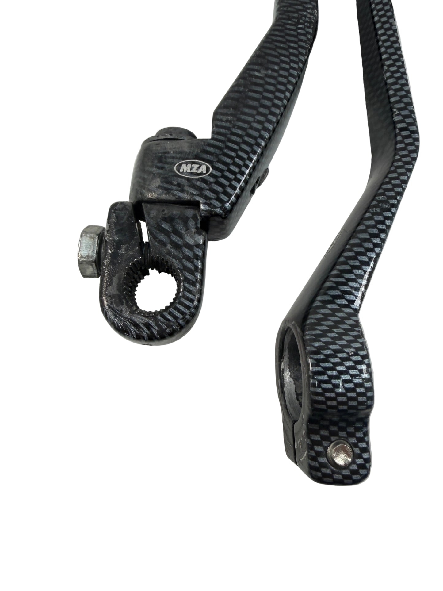 MZA Kickstarter + Schalthebel - Carbon Optik