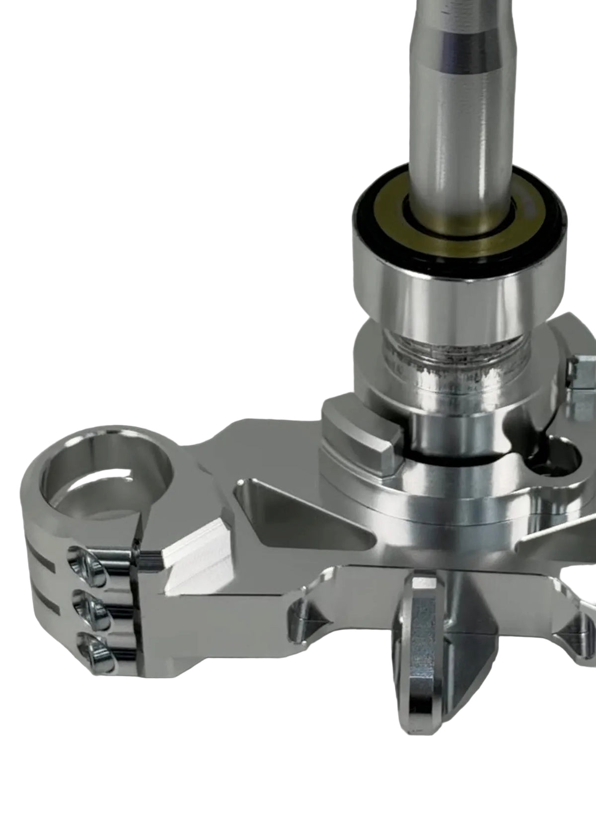 PZ CNC Gabelbrücke - Gen. 2 Silber Eloxiert - inkl. Gutachten