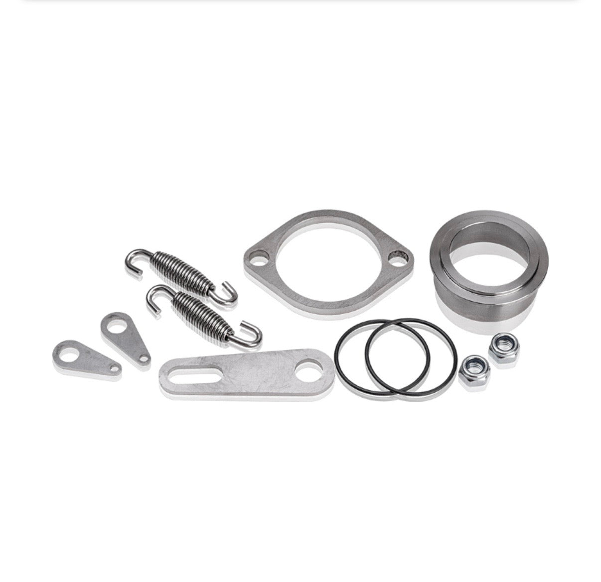 RENNAUSPUFF MTX 130 "DICKE BERTA" EDELSTAHL - NEUWARE