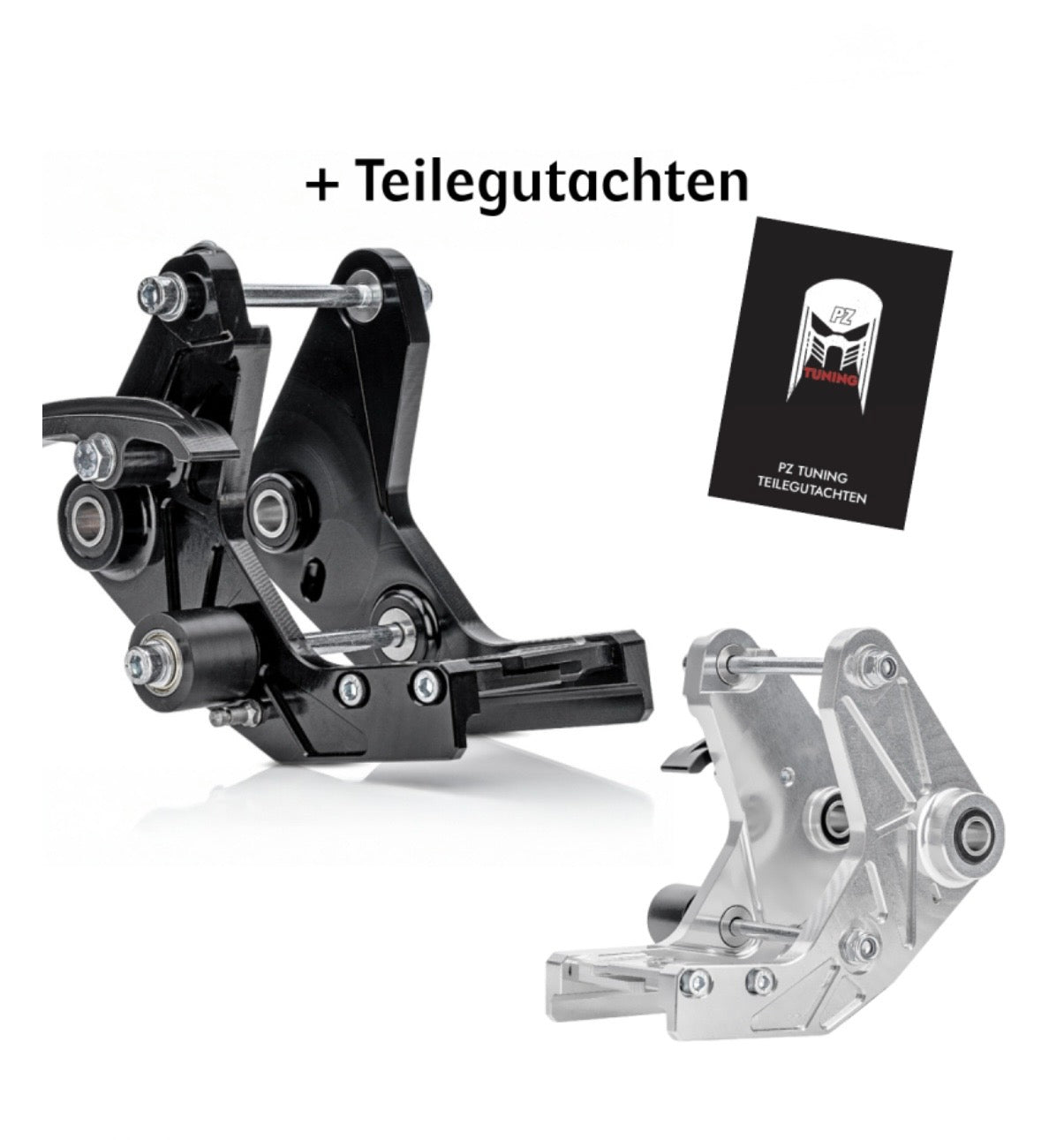 PZ CNC MOTORHALTER MIT TEILEGUTACHTEN U. KETTENFÜHRUNG SIMSON S51 - Neuware