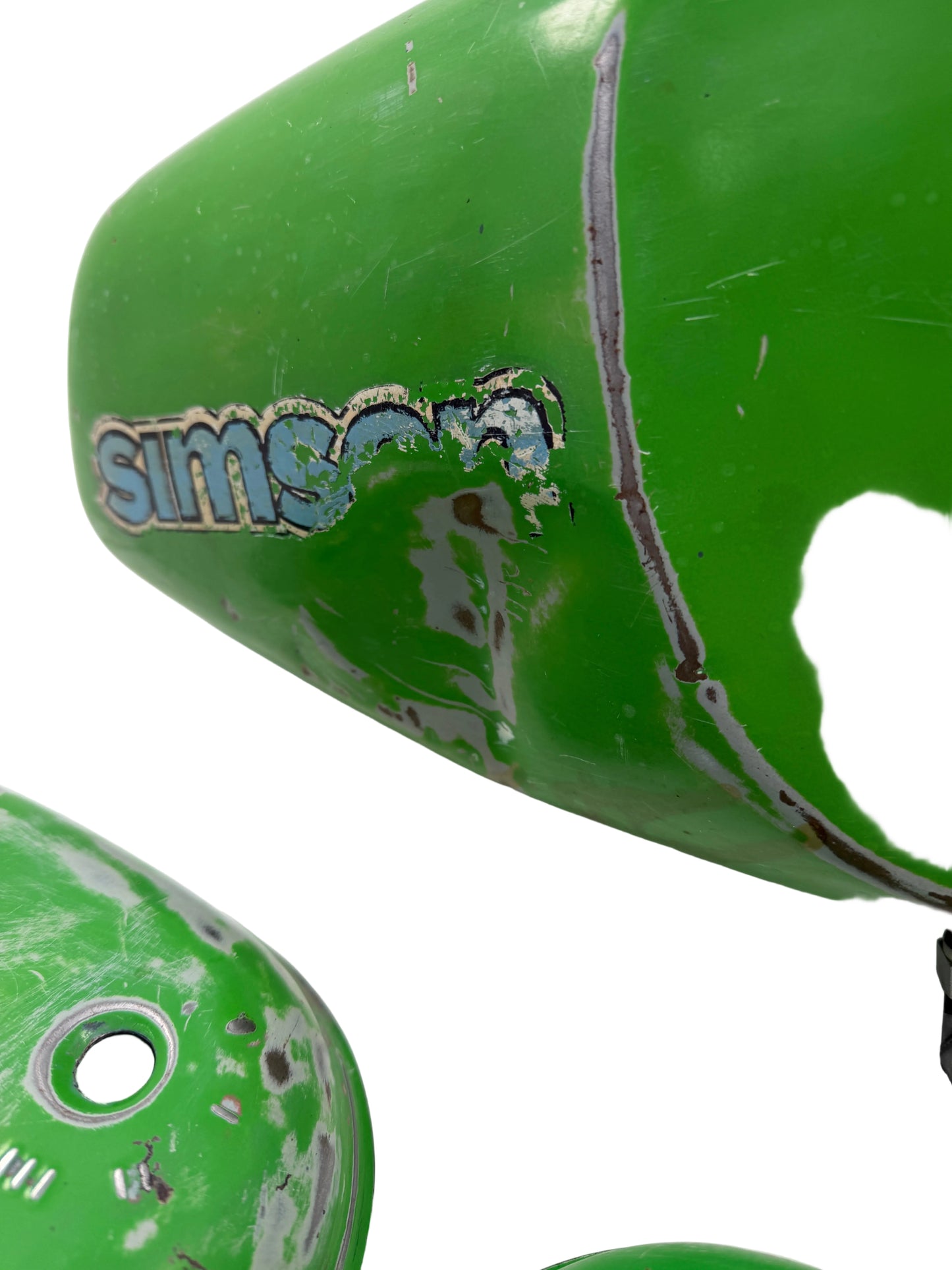 Büffel Tankset Grün - Originallack - inkl. Tankdeckel