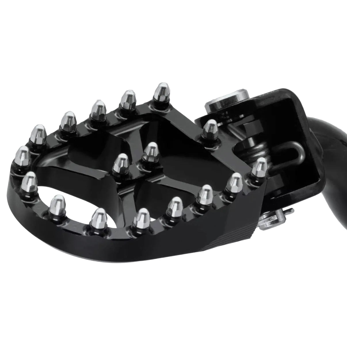 Fußrastenträger (klappbar) – Racing Edition schwarz - Neuware