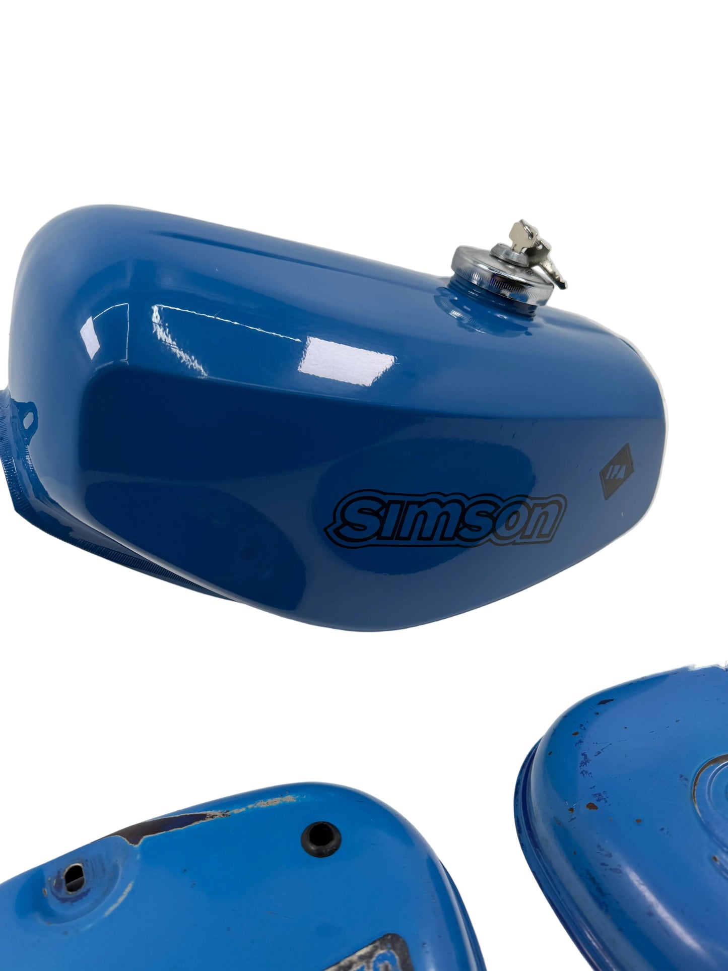 Tankset Blau - Originale Seitendeckel