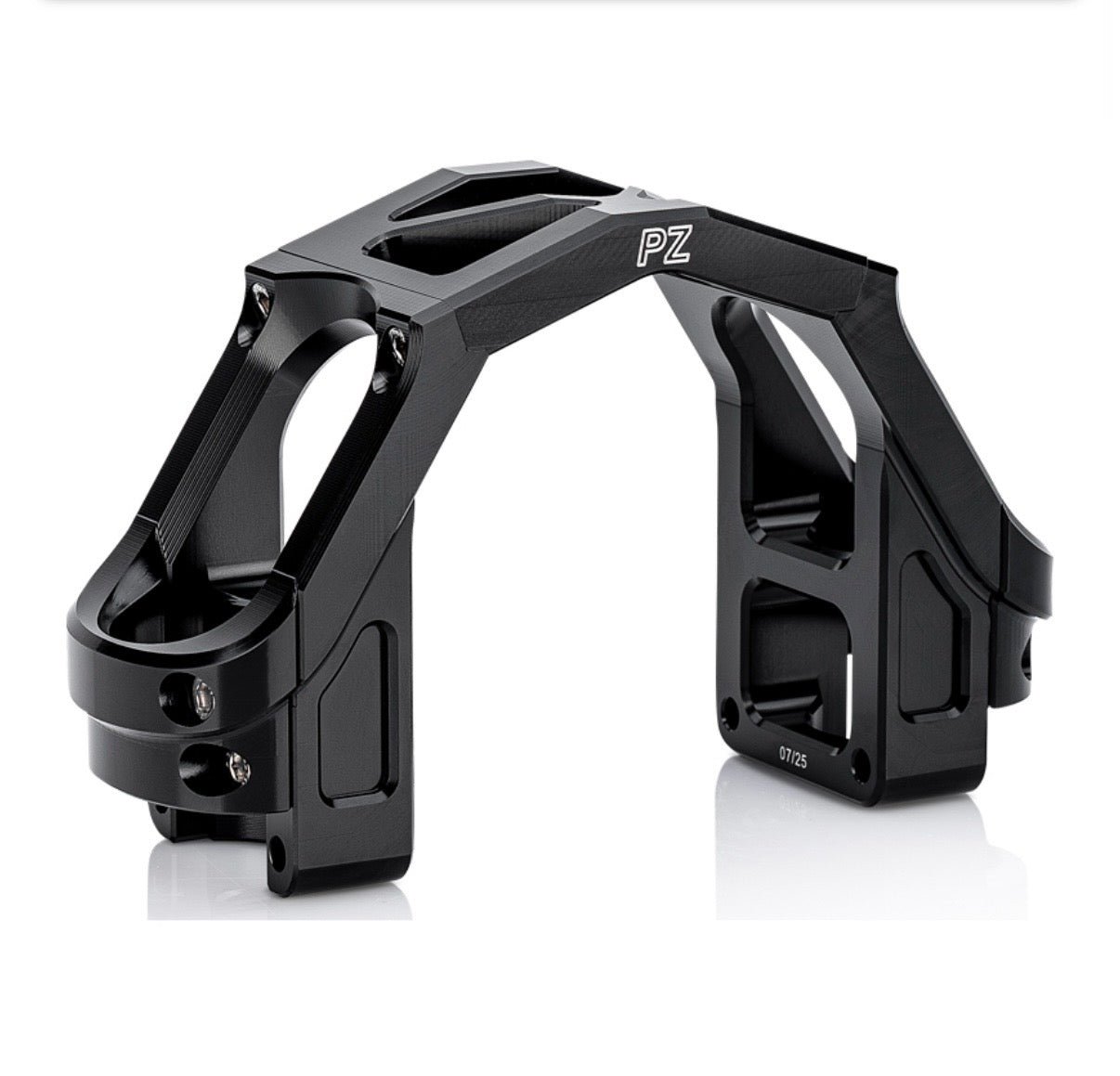 PZ-TUNING CNC GABELVERSTEIFUNG MIT TEILEGUTACHTEN SCHWARZ FÜR SIMSON S50, S51, S70, S53, S83 - NEUWARE