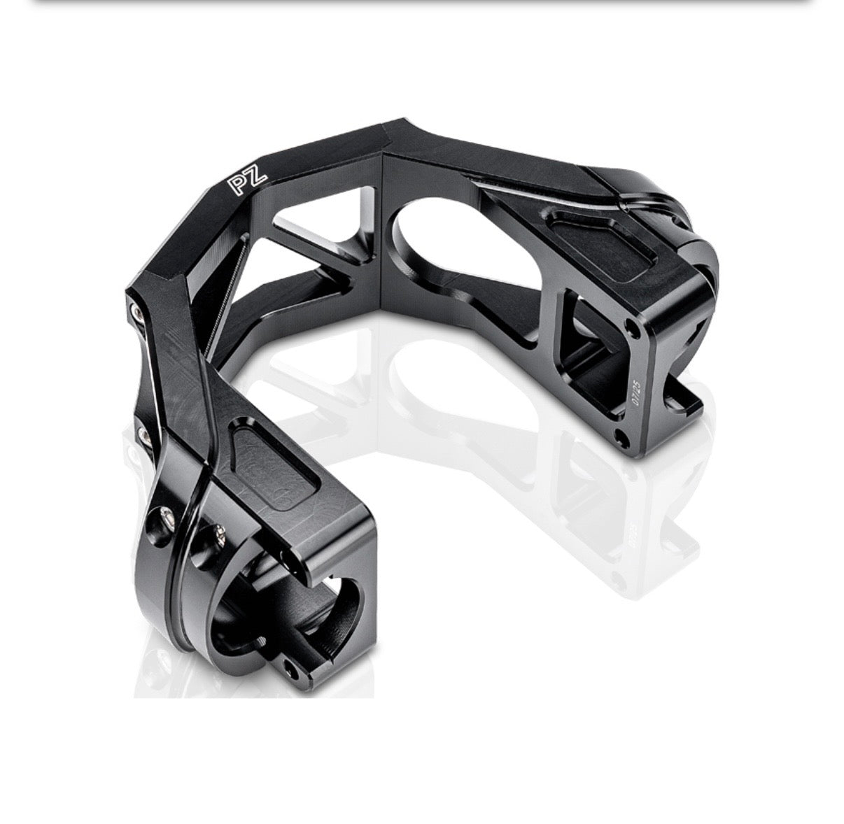 PZ-TUNING CNC GABELVERSTEIFUNG MIT TEILEGUTACHTEN SCHWARZ FÜR SIMSON S50, S51, S70, S53, S83 - NEUWARE