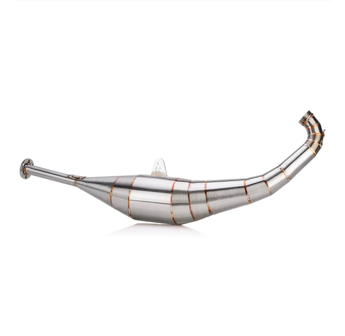 RENNAUSPUFF MTX 130 "DICKE BERTA" EDELSTAHL - NEUWARE