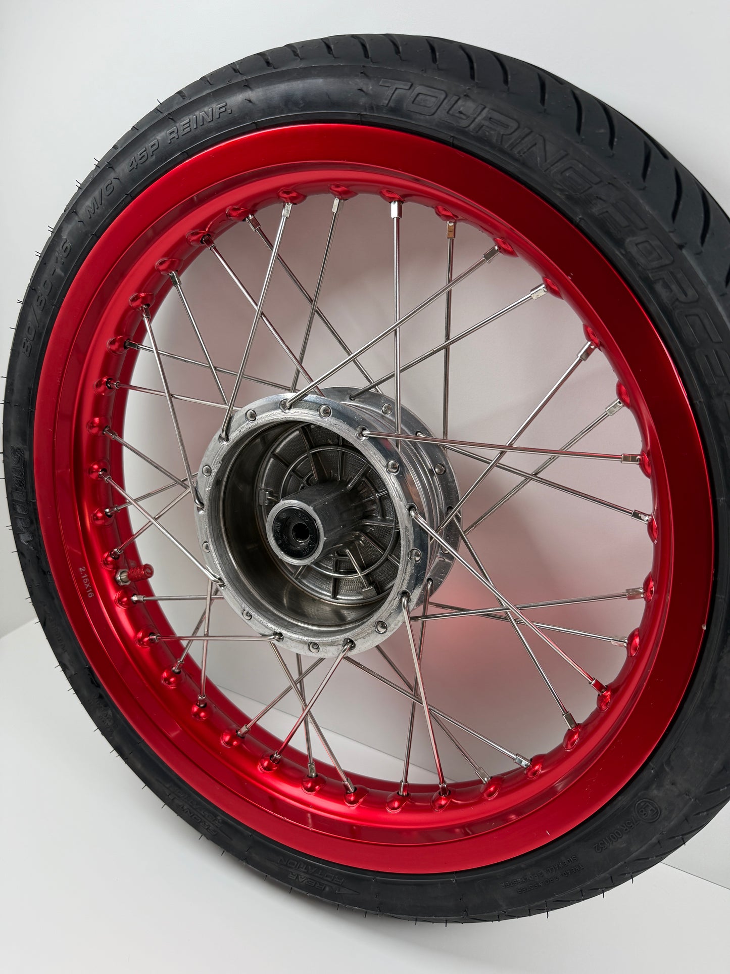 Kompletträder - 1.85x16 | 2.15x16 - Rot Eloxiert