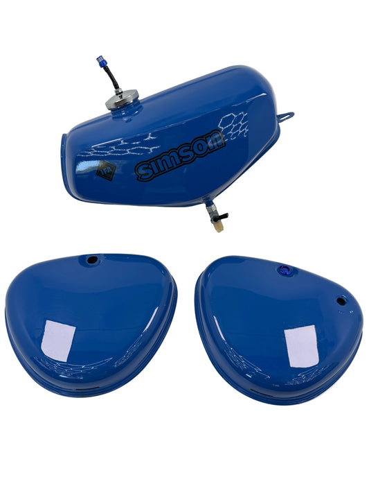 Tankset Blau - inkl. Tankdeckel
