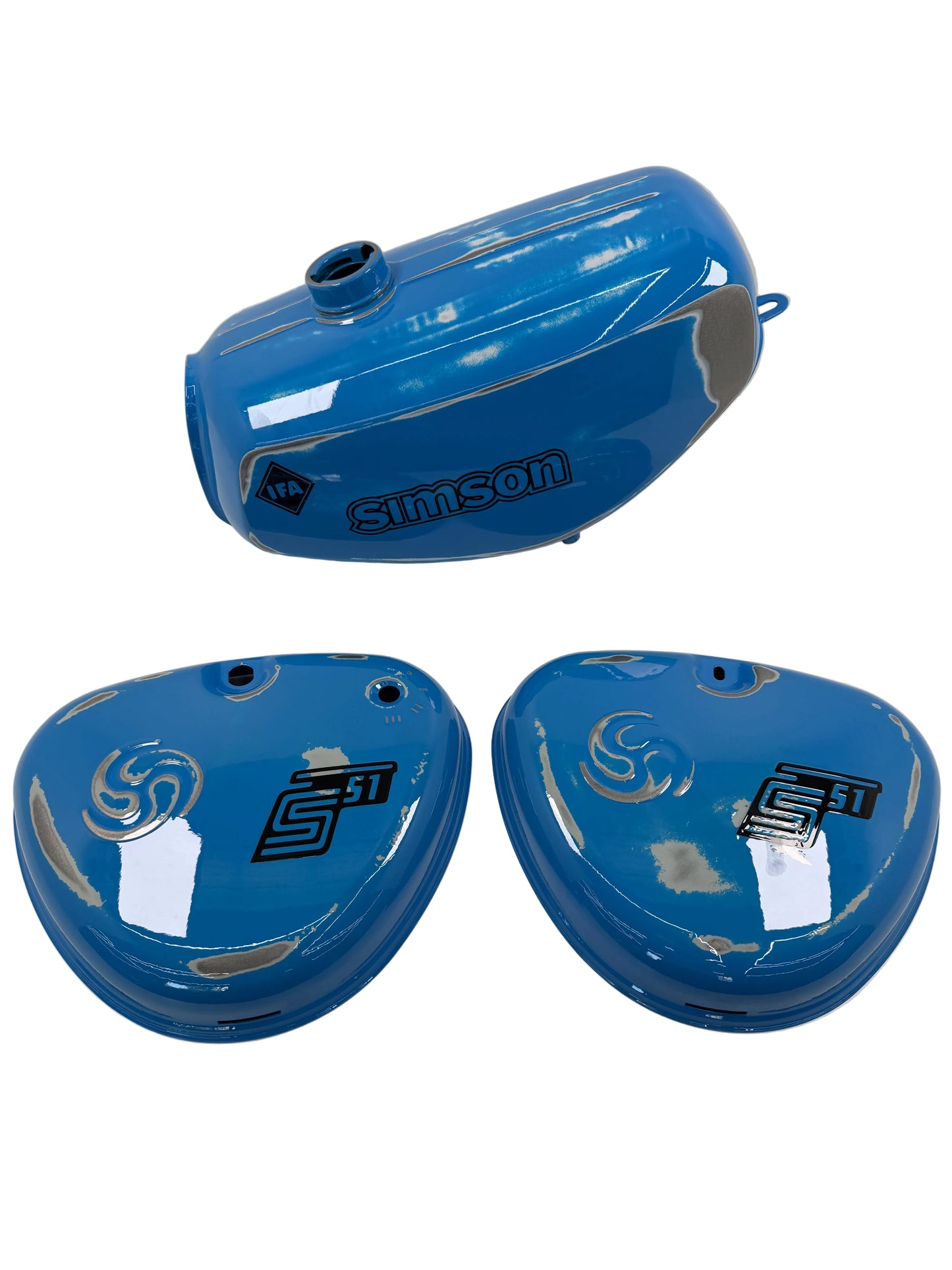Tankset Blau - frisch gepulvert