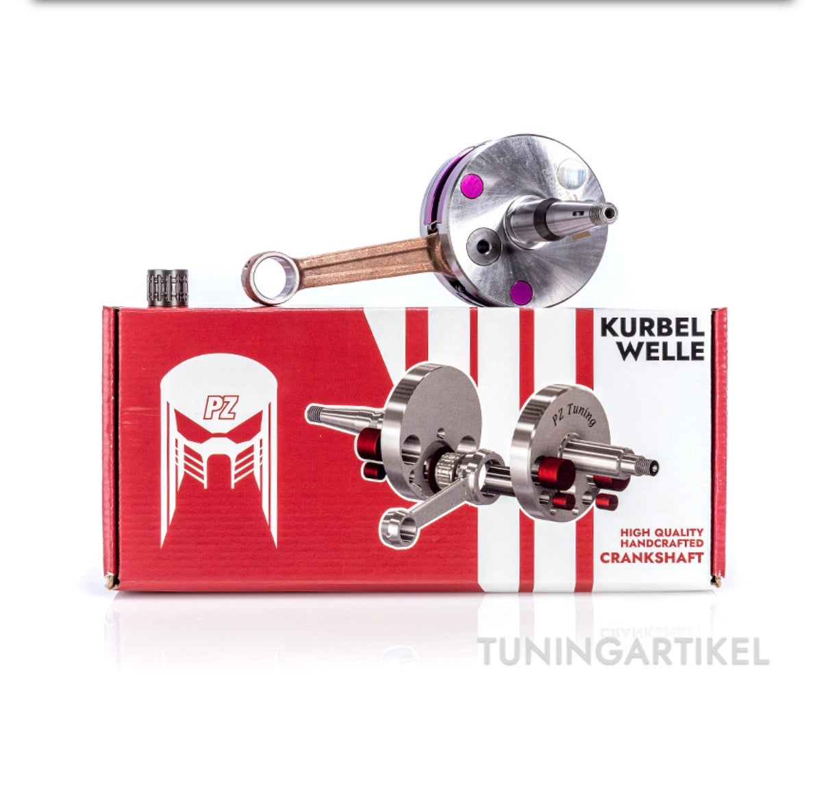 PZ - MTX 130 SIMSON SCHMIEDE-KURBELWELLE MIT HARTMETALLEINSÄTZEN - NEUWARE