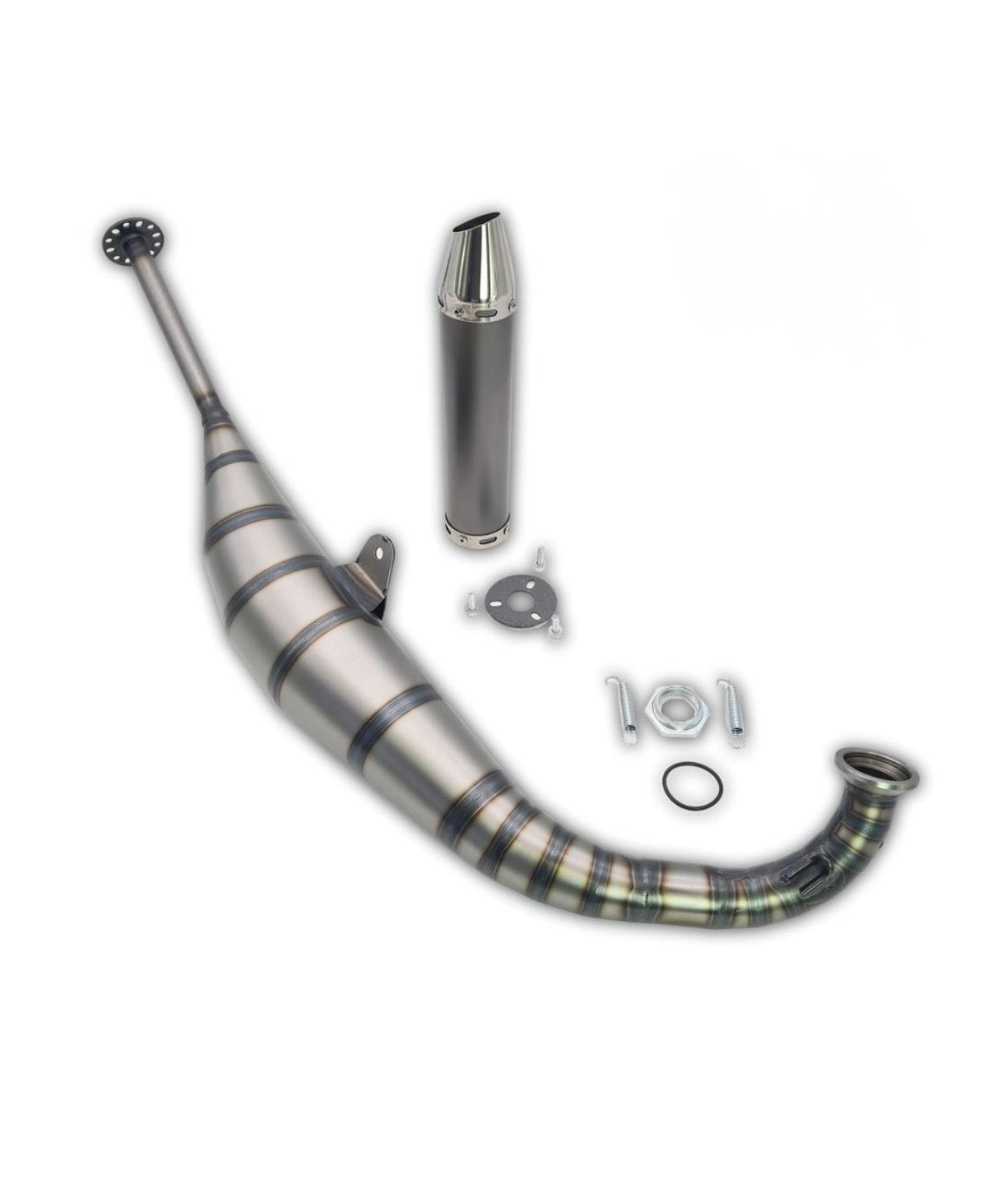 ZT Rennauspuff 2021 Straßenverlegung (70-100ccm) - NEUWARE