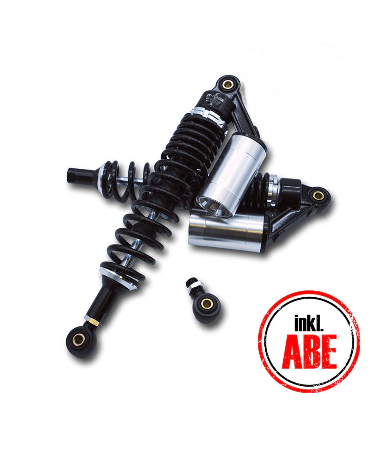 Performance Federbeine Set S50, S51, S70 Enduro Stoßdämpfer Set (2 Stk.) 360mm schwarz - Neuware