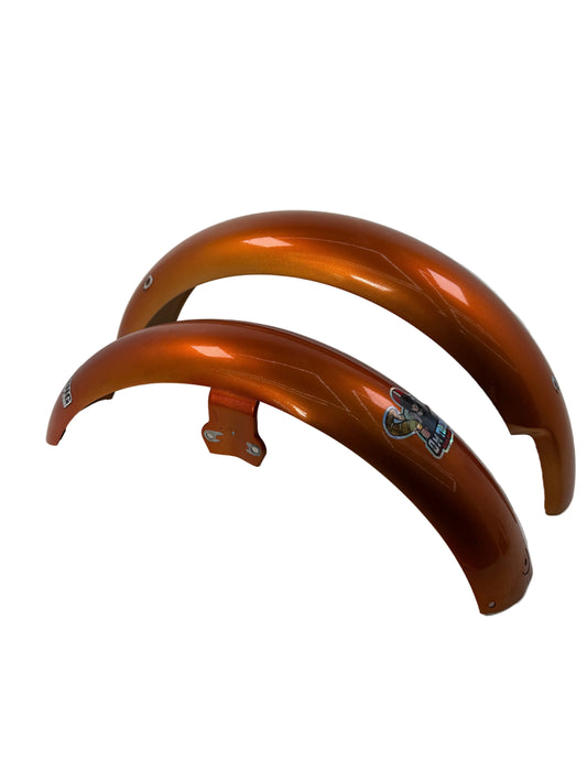 Schutzbleche - Vorn/hinten - Orange gepulvert