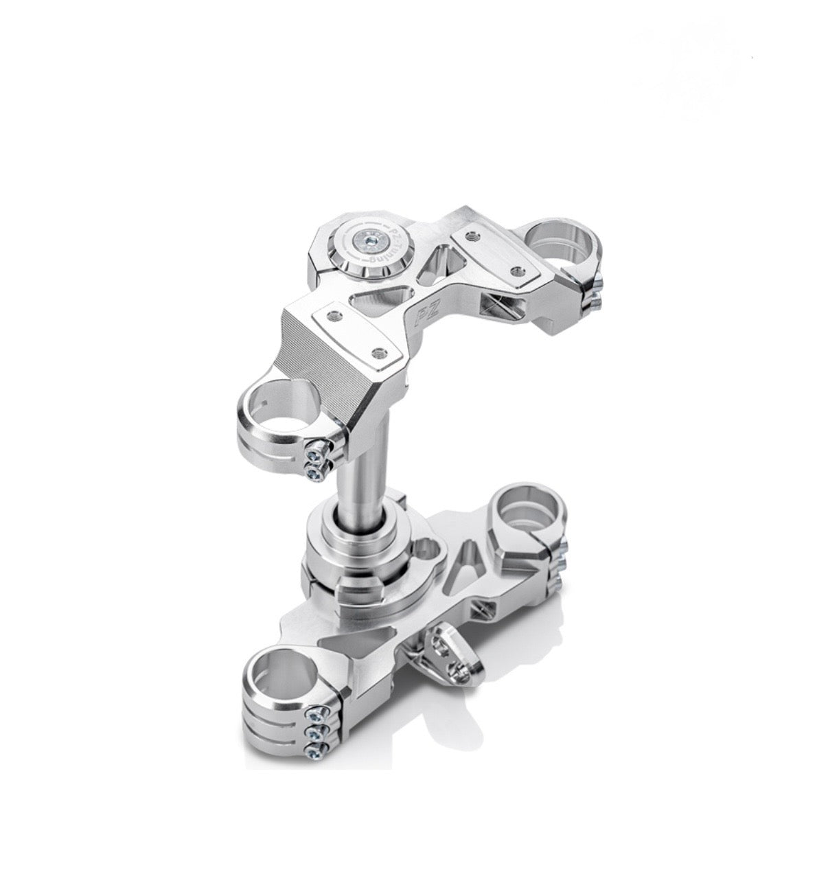 PZ-TUNING CNC GABELBRÜCKE VERSION 2025 | SILBER | INKL. TEILEGUTACHTEN FÜR SIMSON S51, S70, S70 , S53, S83 - NEUWARE