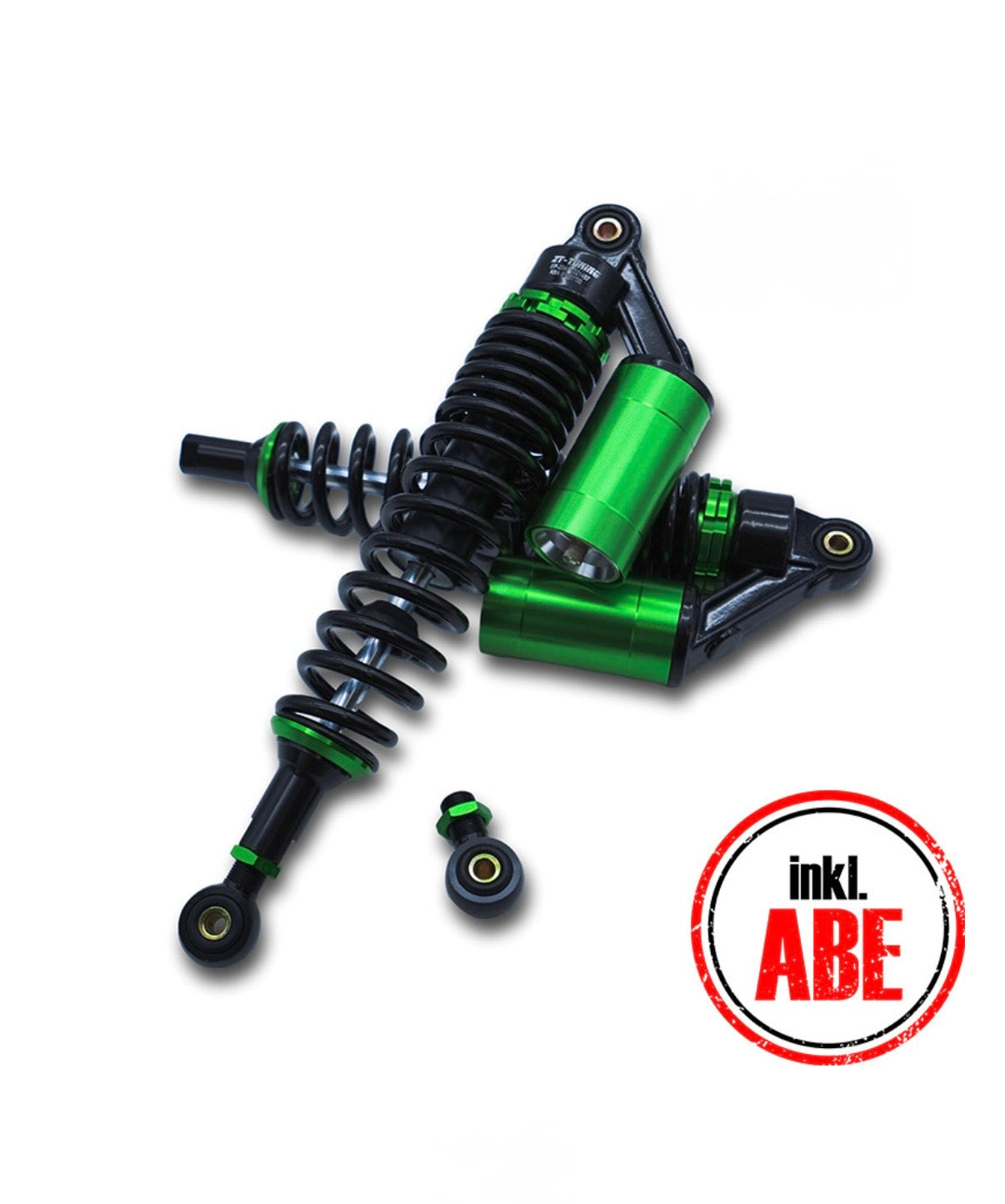 Performance Federbeine Set S50, S51, S70 Enduro Stoßdämpfer Set (2 Stk.) 360mm schwarz - Neuware