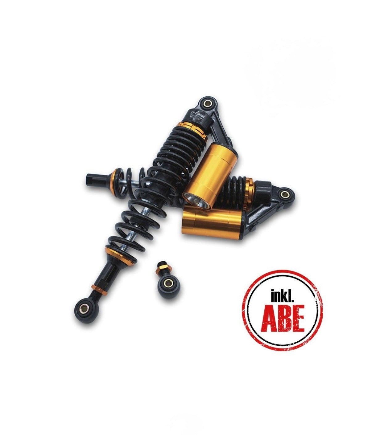 Performance Federbeine Set S50, S51, S70 Enduro Stoßdämpfer Set (2 Stk.) 360mm schwarz - Neuware