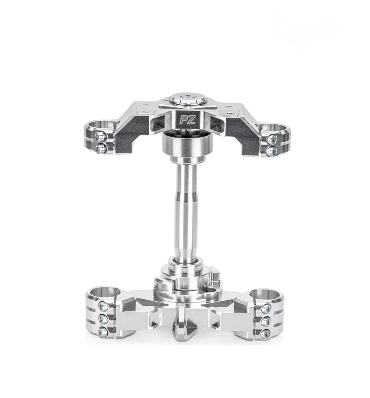 PZ-TUNING CNC GABELBRÜCKE VERSION 2025 | SILBER | INKL. TEILEGUTACHTEN FÜR SIMSON S51, S70, S70 , S53, S83 - NEUWARE