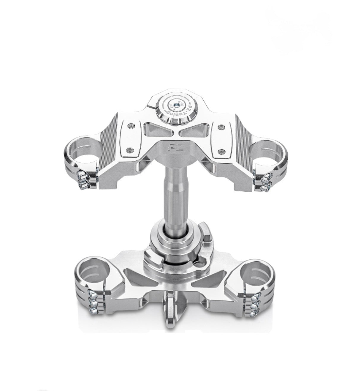 PZ-TUNING CNC GABELBRÜCKE VERSION 2025 | SILBER | INKL. TEILEGUTACHTEN FÜR SIMSON S51, S70, S70 , S53, S83 - NEUWARE