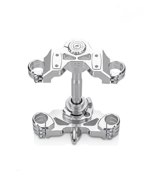 PZ-TUNING CNC GABELBRÜCKE VERSION 2025 | SILBER | INKL. TEILEGUTACHTEN FÜR SIMSON S51, S70, S70 , S53, S83 - NEUWARE