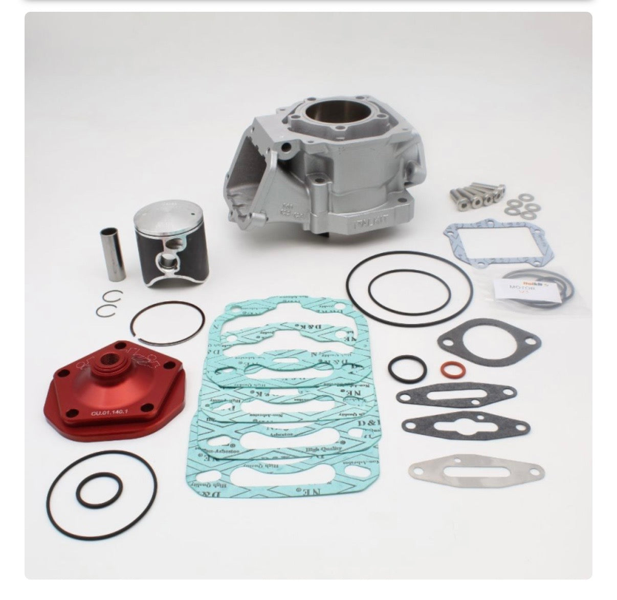 ITALKIT ZYLINDERKIT 140CCM ( 57MM ) F. ROTAX 122 / PZ CNC MOTORGEHÄUSE - NEUWARE