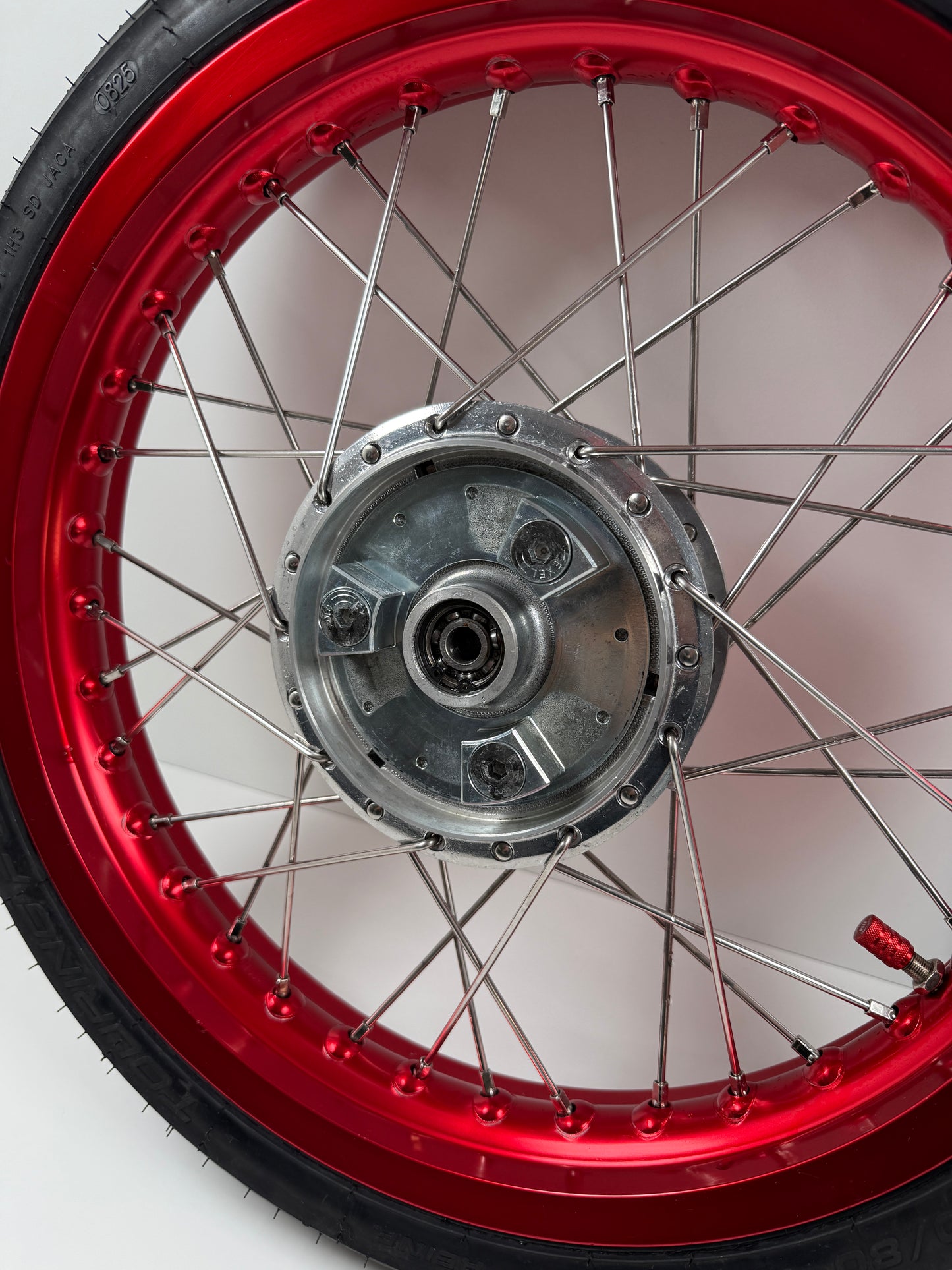 Kompletträder - 1.85x16 | 2.15x16 - Rot Eloxiert