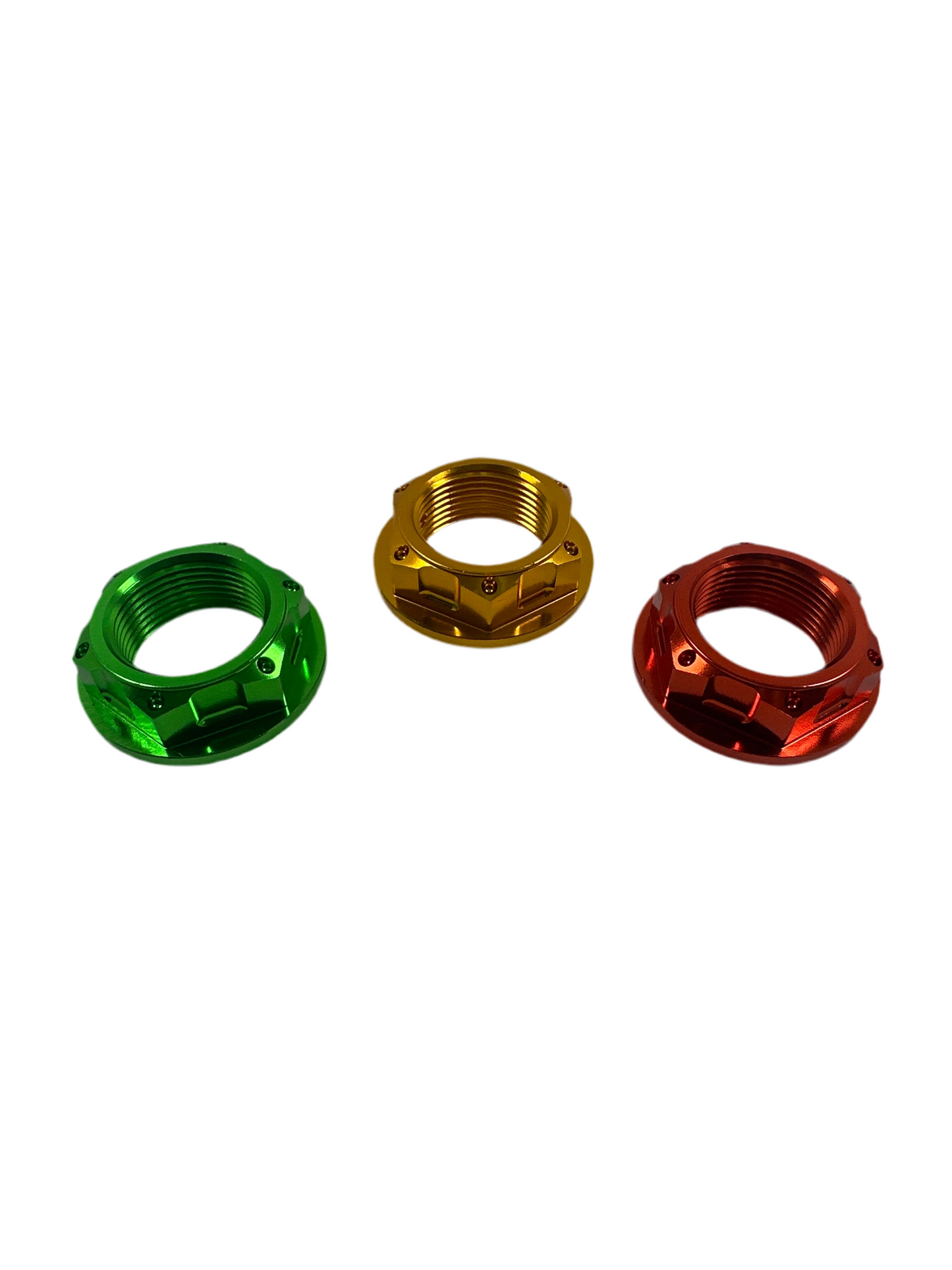 Lenkkopfmutter eloxiert - Neuware